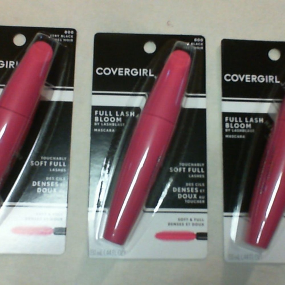3 Covergirl full lash bloom very black mascara
